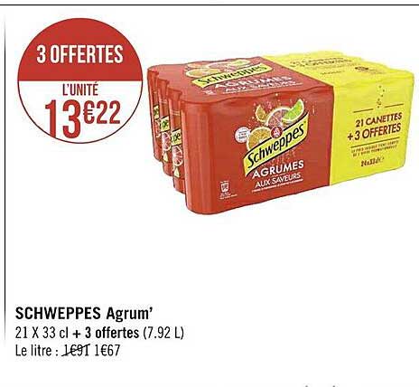 schweppes agrum'