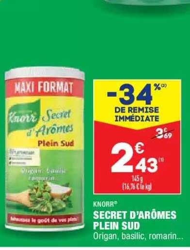 secret d'arômes plein sud knorr