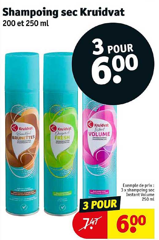 Shampoing Sec Kruidvat