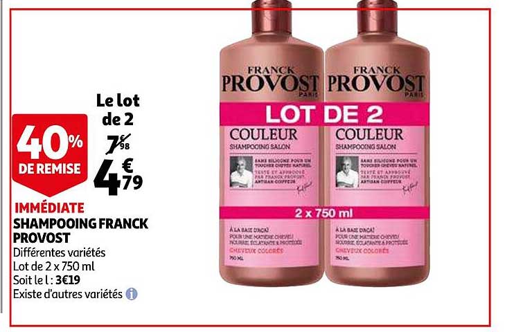 shampooing franck provost
