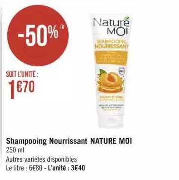 shampooing nourrissant naturé moi