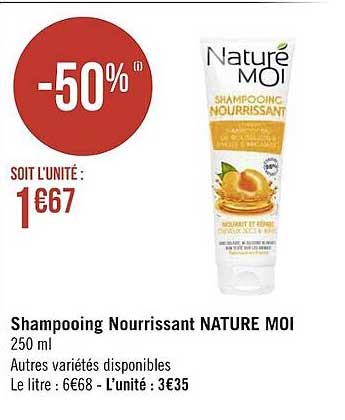 shampooing nourrissant naturé moi
