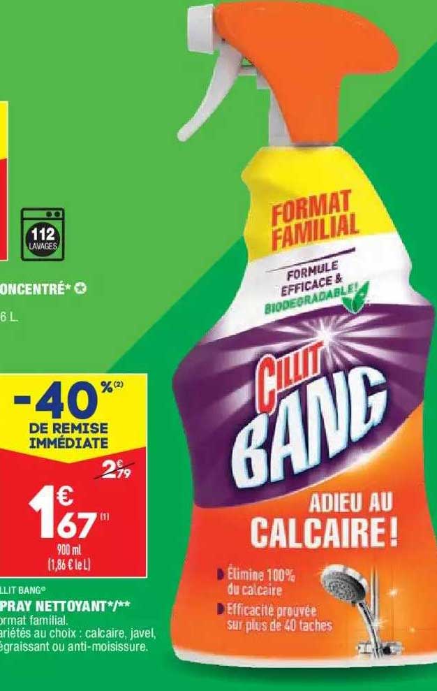 spray nettoyant cillit bang