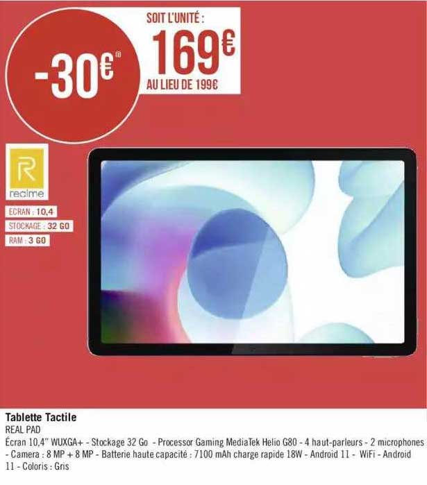 tablette tactile real pad