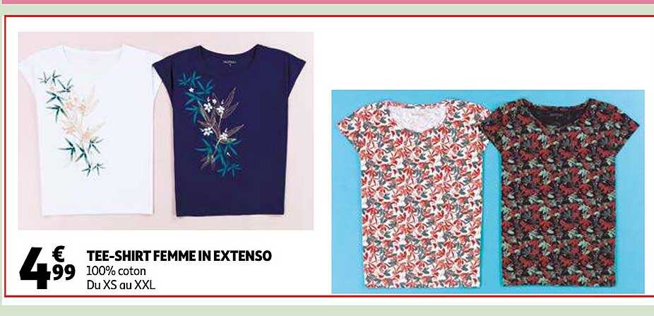 tee-shirt femme in extenso