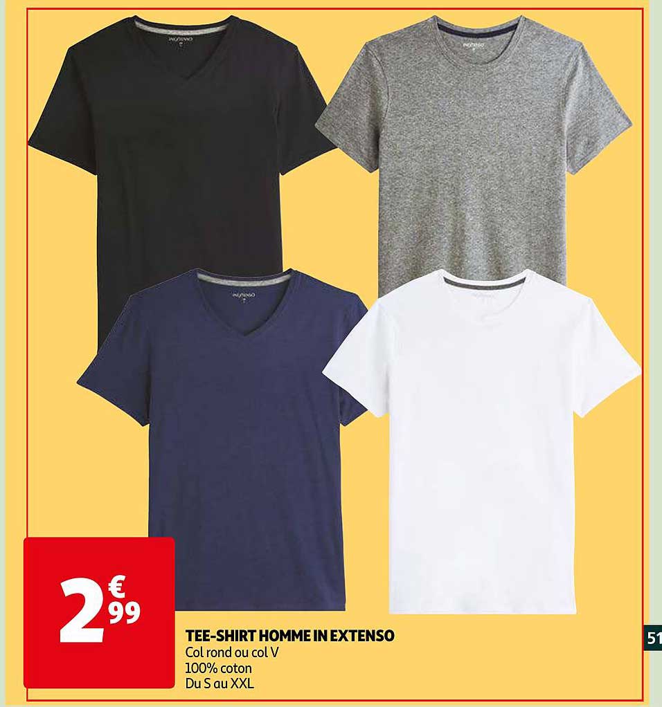 tee-shirt homme in extenso