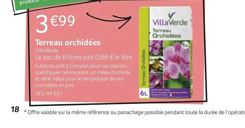 Terreau Orchidées VillaVerde