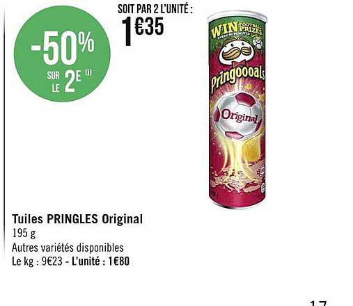 Tuiles Pringles Original