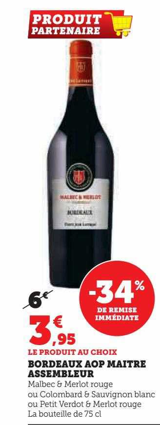 bordeaux aop maître assembleur