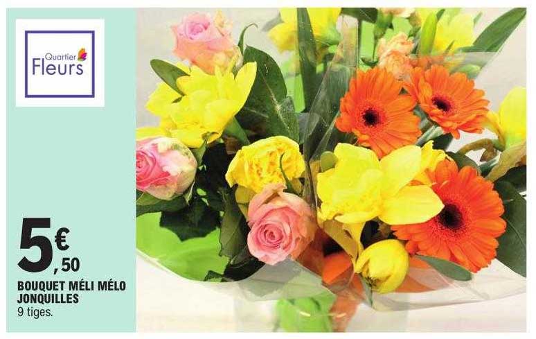 bouquet méli mélo jonquilles