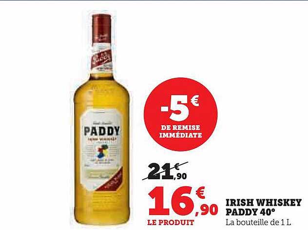 Irish Whiskey Paddy 40°