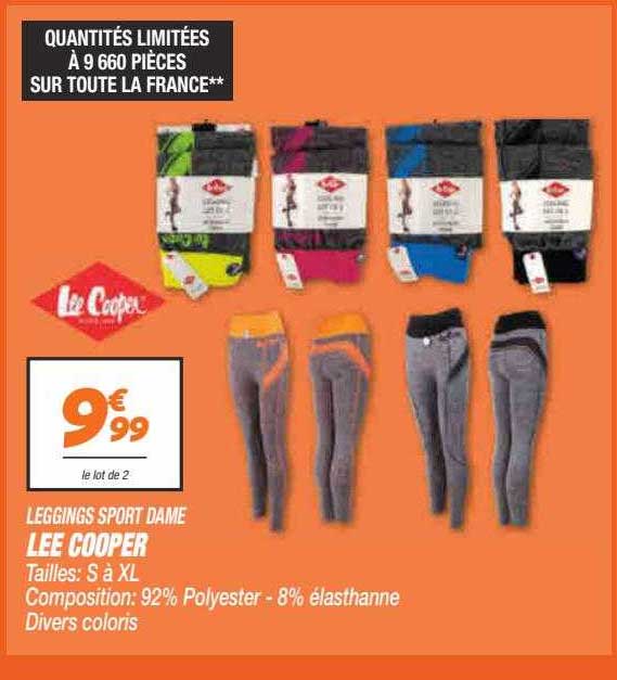 leggings sport dame lee cooper