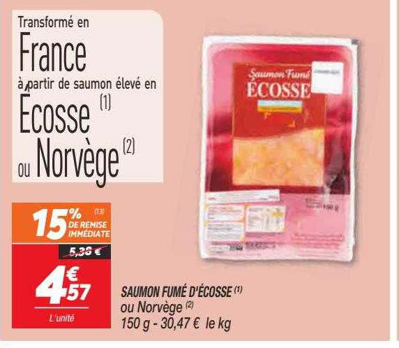 saumon fumé d'écosse