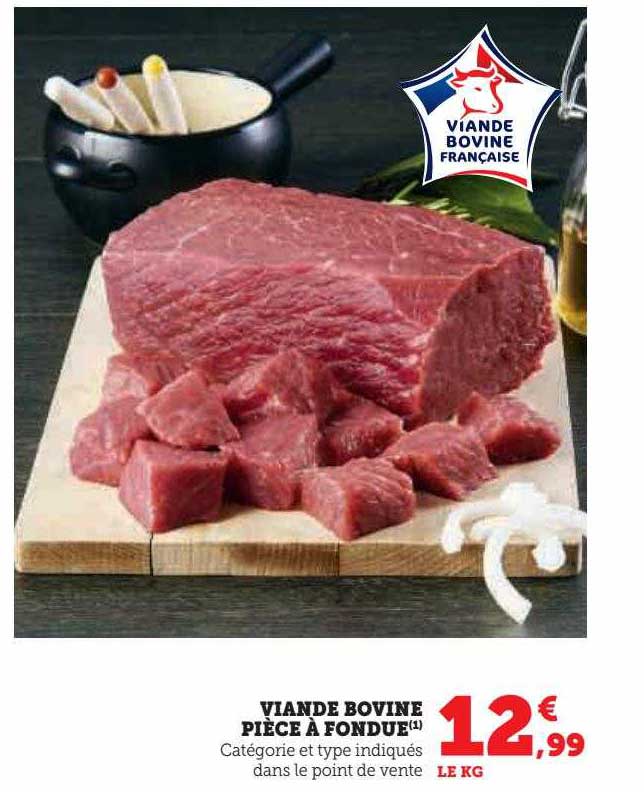 Viande Bovine Pièce à Fondue