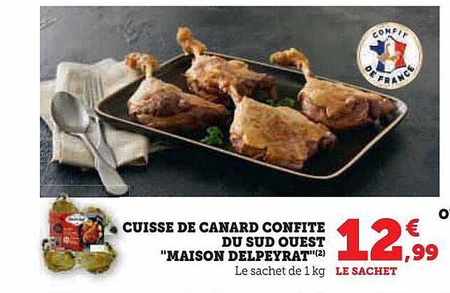 cuisse de canard confite du sud ouest "maison delpeyrat"