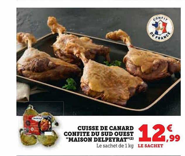 cuisse de canard confite du sud ouest "maison delpeyrat"