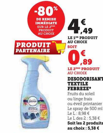Désodorisant Textile Febrèze