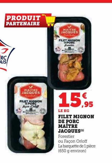 filet mignon de porc maître jacques