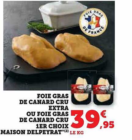 foie gras de canard cru extra ou foie gras de canard cru 1er choix maison delpeyrat