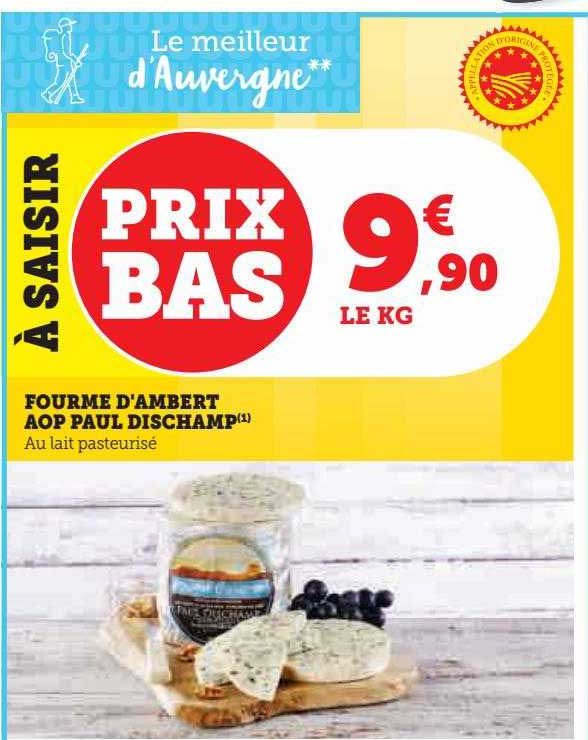 fourme d'ambert aop paul dischamp