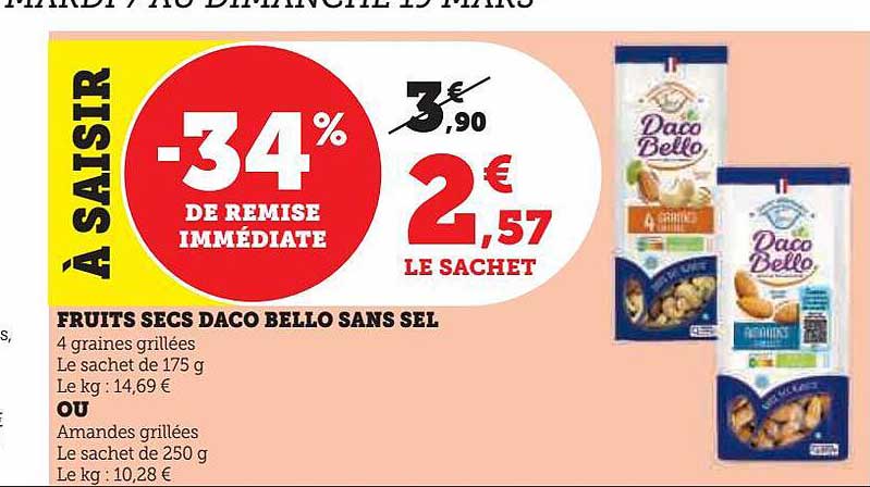 fruits secs daco bello sans sel