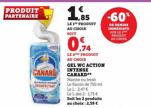 Gel Wc Action Intense Canard
