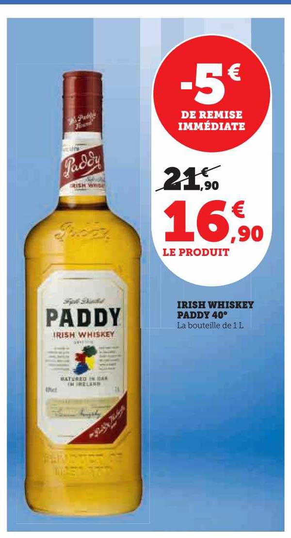 Irish Whiskey Paddy 40°