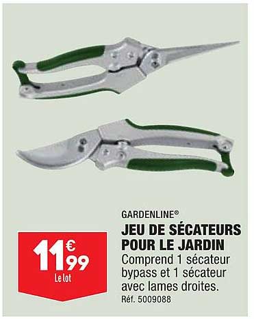Jeu De Sécateurs Pour Le Jardin Gardenline