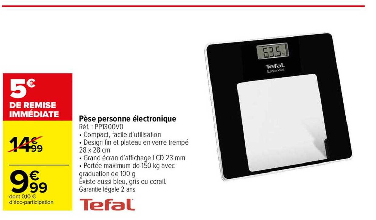 Pèse Personne électronique Tefal