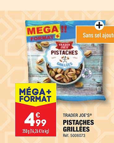 pistaches grillées trader joe's