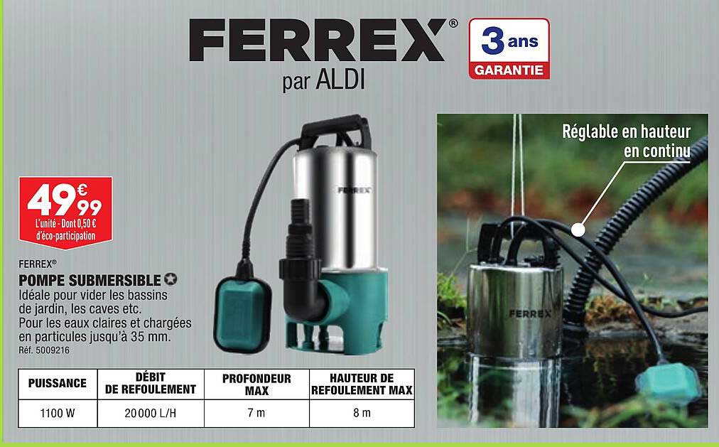 pompe submersible ferrex