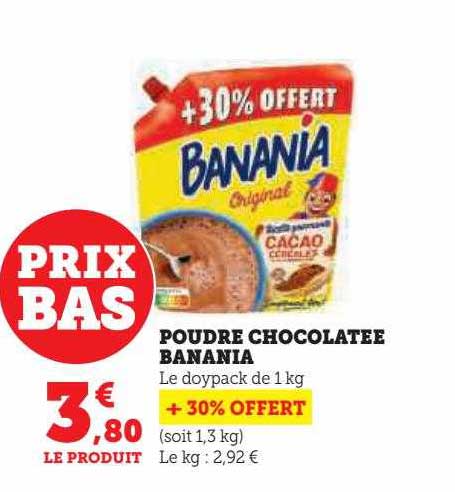 poudre chocolatée banania