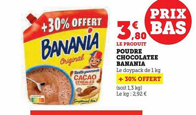 poudre chocolatée banania