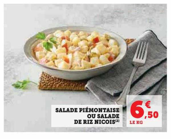 salade piémontaise ou salade de riz nicois