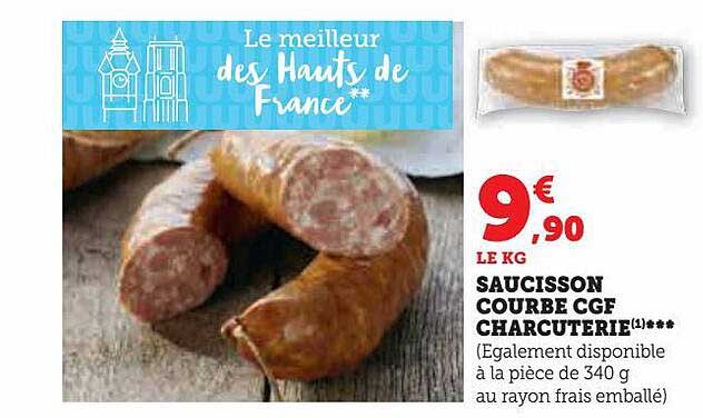 saucisson courbe cgf charcuterie