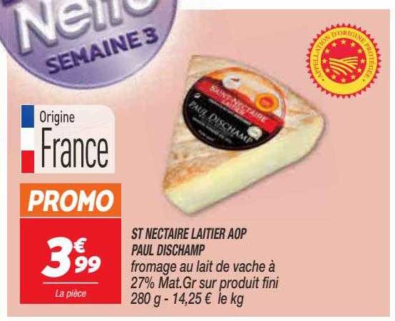 st nectaire laitier aop paul dischamp