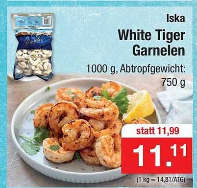 white tiger garnelen iska