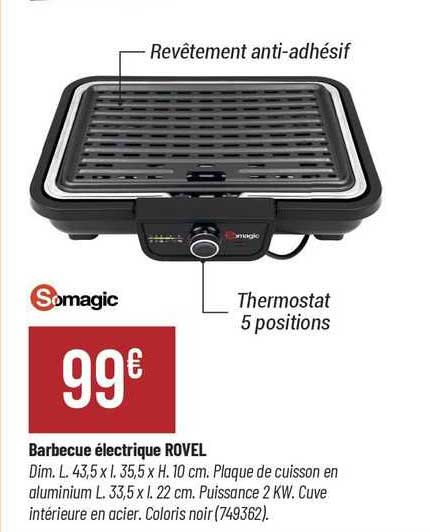Barbecue électrique Rovel Somagic