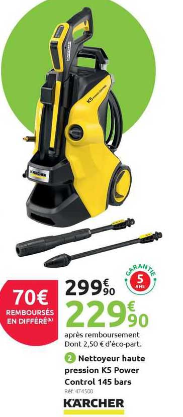 nettoyeur haute pression k5 power control 145 bars kärcher