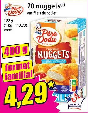 20 nuggets le père dodu