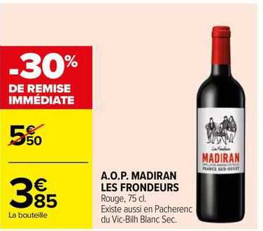 a.o.p. madiran les frondeurs