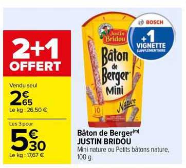 bâton de berger justin bridou