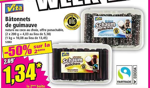 Bâtonnets De Guimauve Vita
