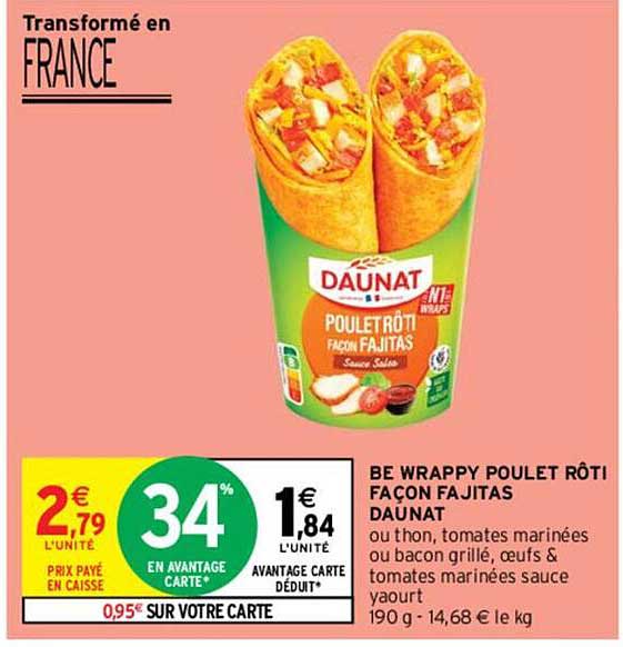 be wrappy poullet rôti façon fa jitas daunat