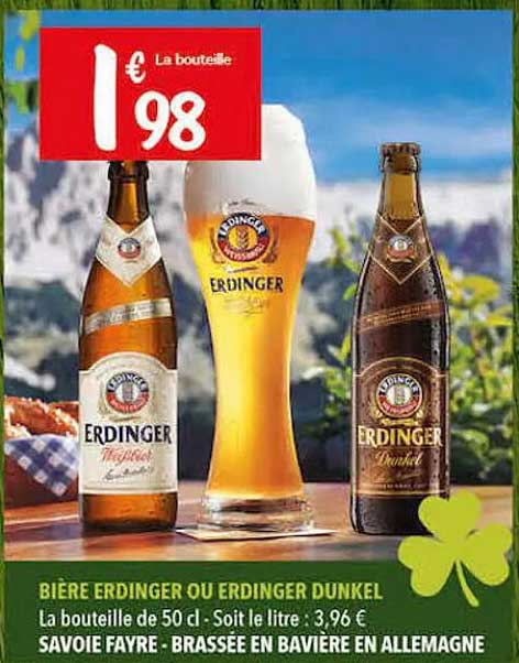 Bière Erdinger Ou Erdinger Dunkel