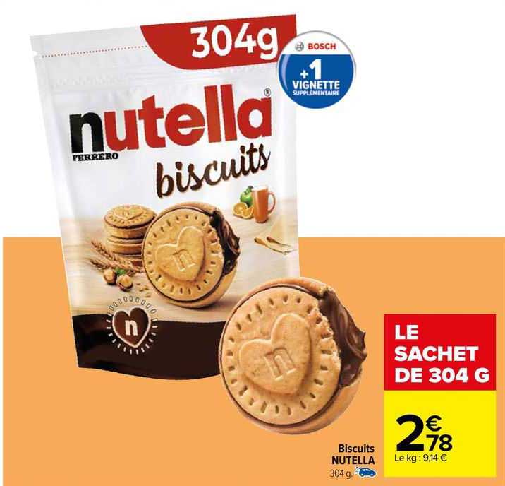 Biscuits Nutella