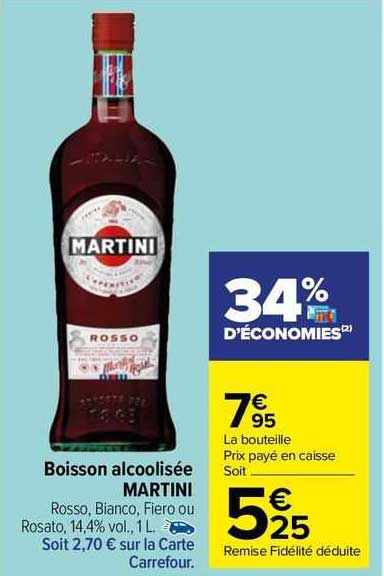 boisson alcoolisée martini