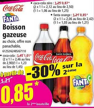 boisson gazeuse coca-cola, fanta