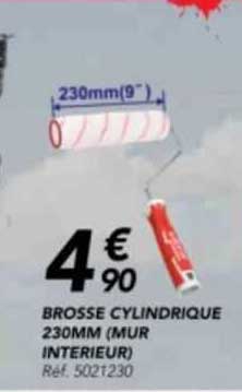 Brosse Clindrique 230 Mm (mur Intérieur)