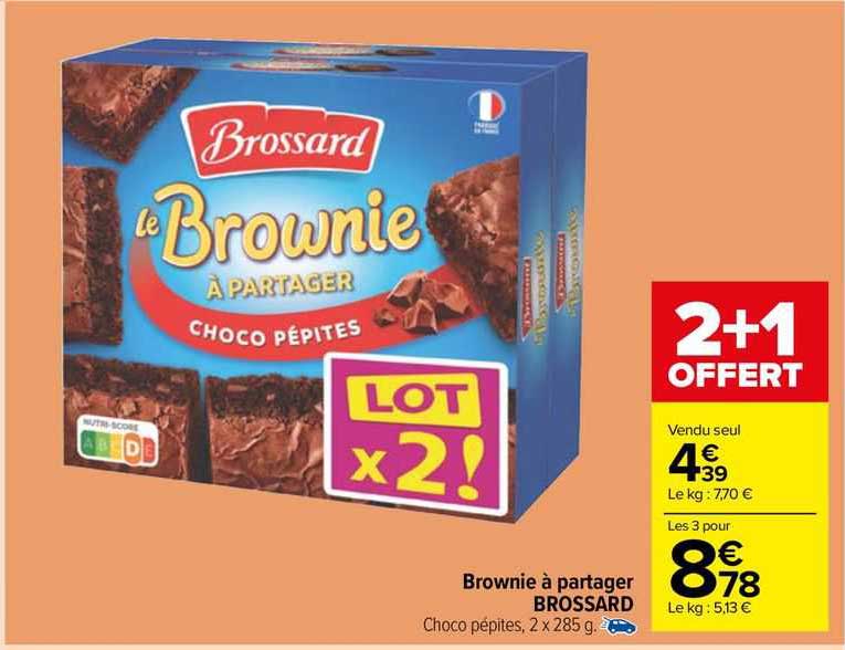 brownie à partager brossard